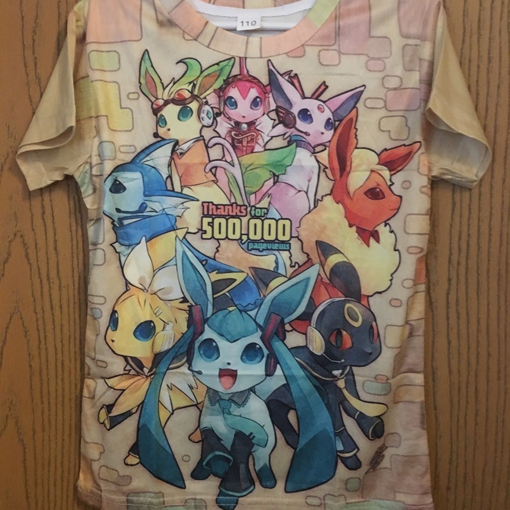 UNBRANDED Pokémon shirt cm 110(5t)   A-30